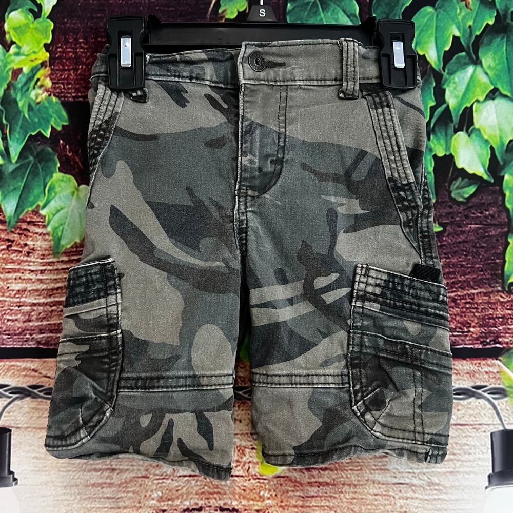 Wrangler Shorts Boys Size 4 Classic Straight Camo Camoflage Pants Kids Youth